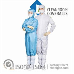 Cleanroom Apparel ESD Coveralls Bunny