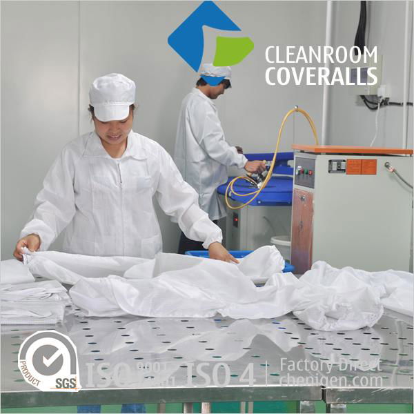 Cleanroom Apparel ESD Coveralls Bunny Suits 3