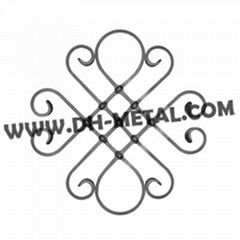 Decorative ornamental Iron panel, weld on decorative ornate gates