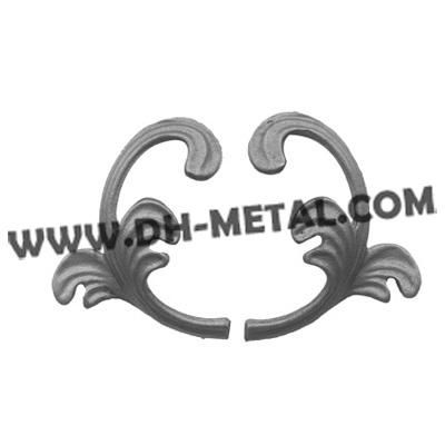 Decorative Mild Steel Metal Rose Leaf Flower Gates Railings Fabrication