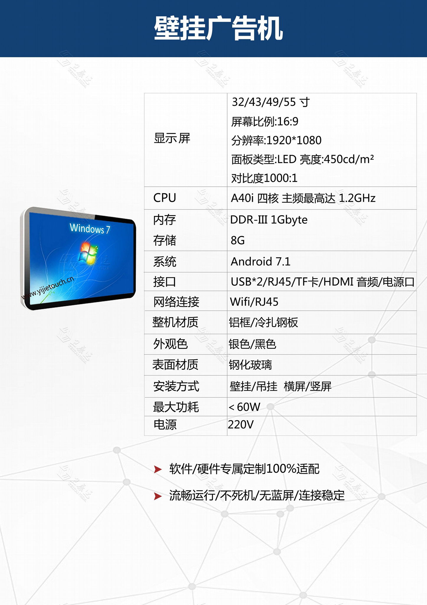 壁挂廣告機 2