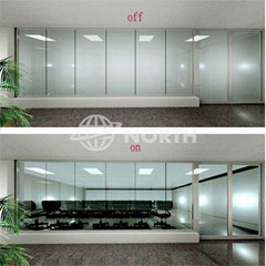 High Privacy PDLC Switchable Smart Glass Panel, Grey Laminated Smart PDLC Glass