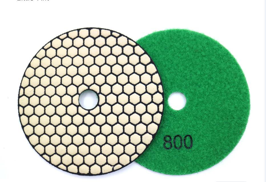 Honeycomb Dry Polishing Pad for Marble Granite Concrete Countertop Hand Polisher 2