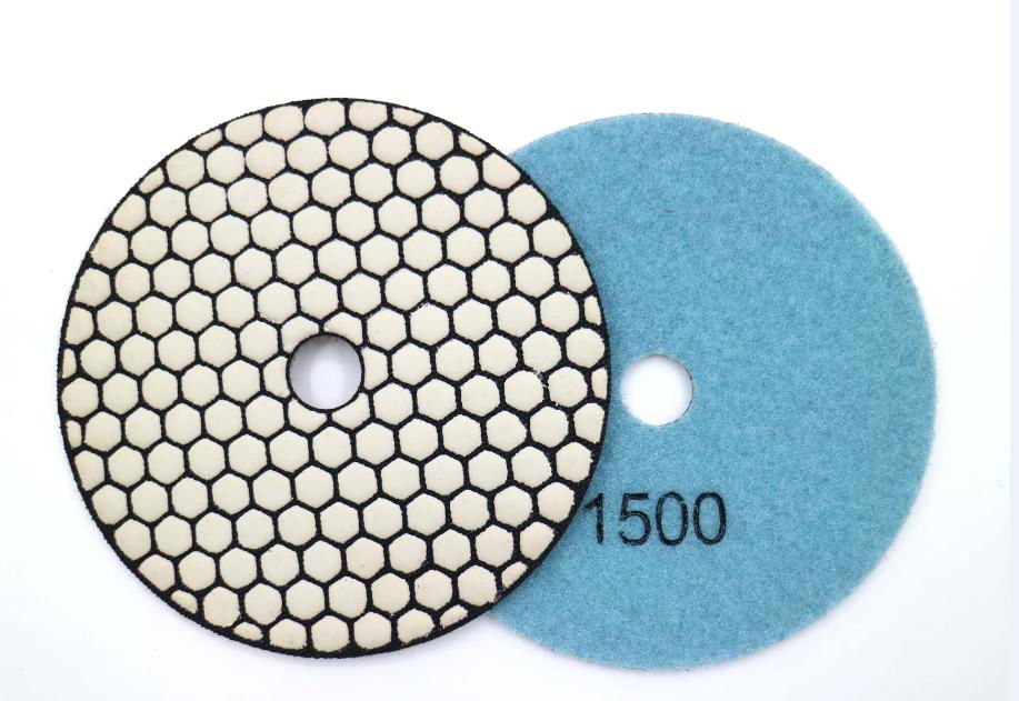 Honeycomb Dry Polishing Pad for Marble Granite Concrete Countertop Hand Polisher 3