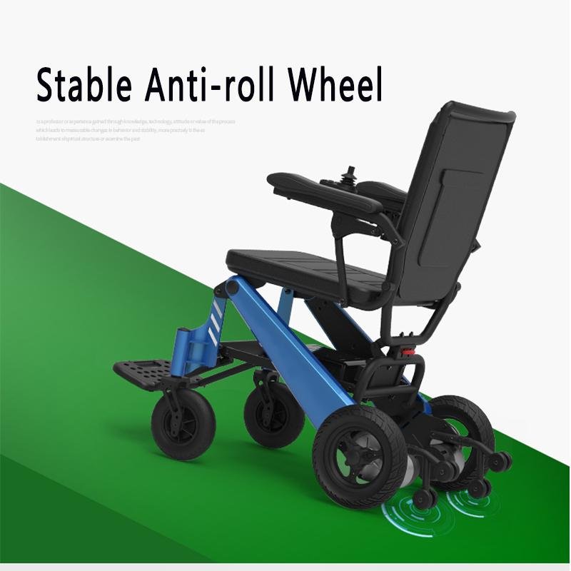 Made-in-China Portable travel electric wheelchair power wheelchair lightweight