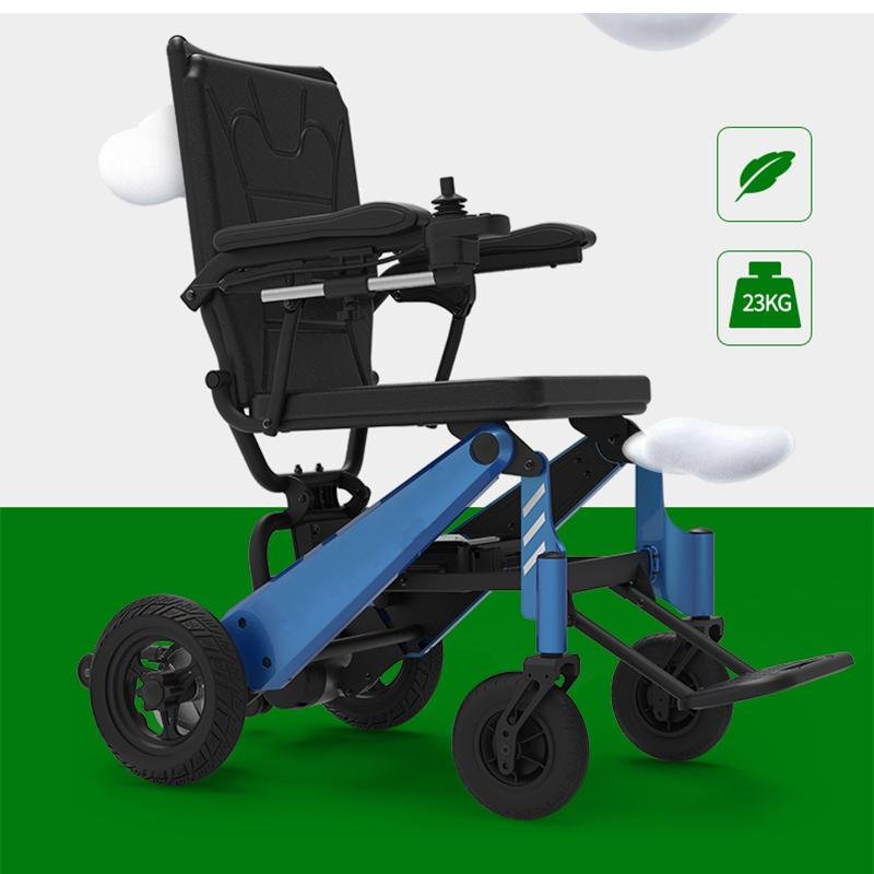 Made-in-China Portable travel electric wheelchair power wheelchair lightweight 5