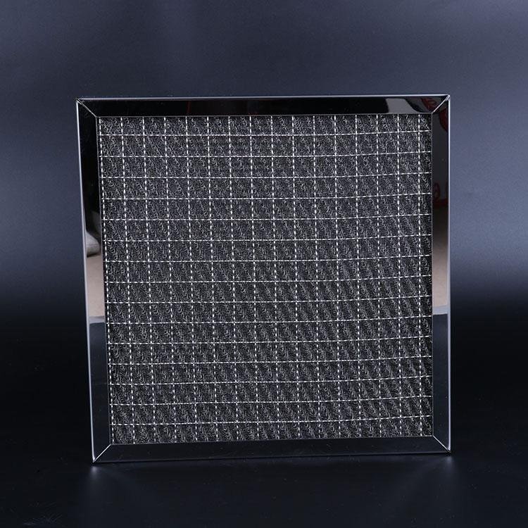 Screen diamond mesh perforated plate Glass fiber and stainless steel mixed knitt