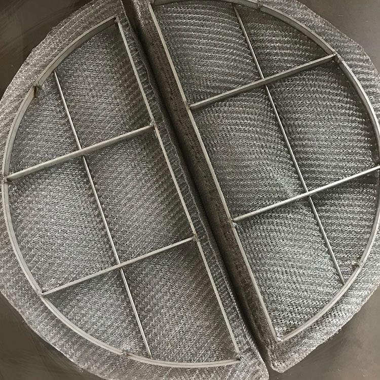 mist eliminator knitted metal filter wire mesh demister pads structured packing  3