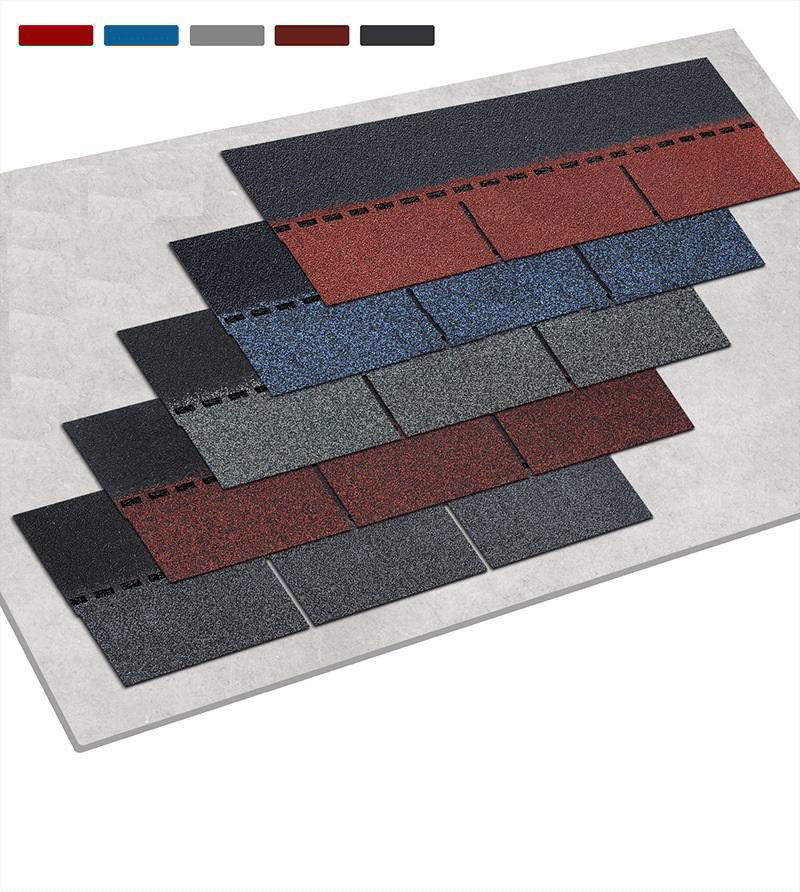 3 Tab Asphalt Shingle Roof Tile