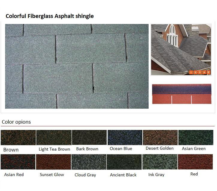 3 Tab Asphalt Shingle Roof Tile 3