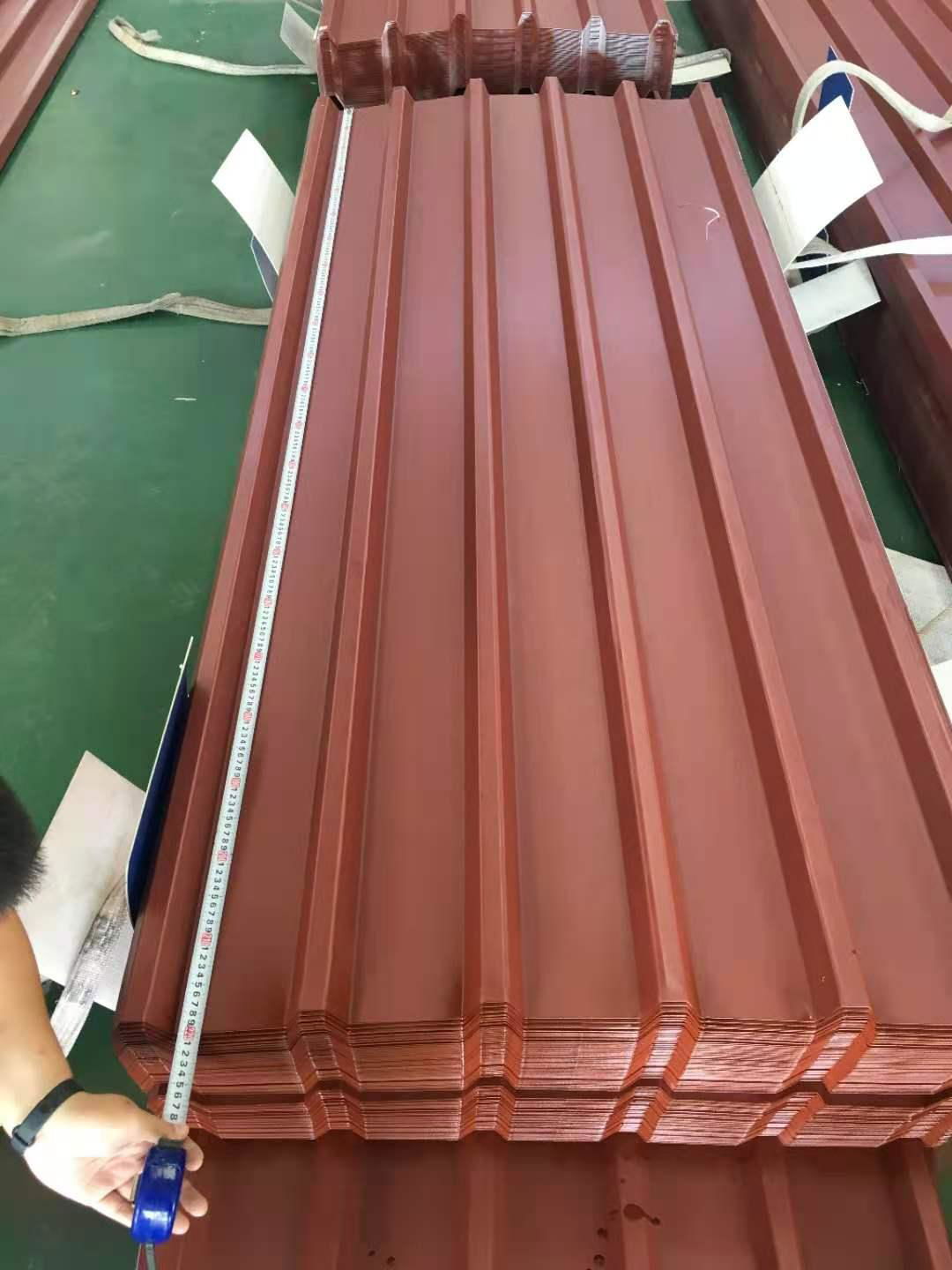 Color Coated ASP Composite Steel Corrugated Roofing Sheet