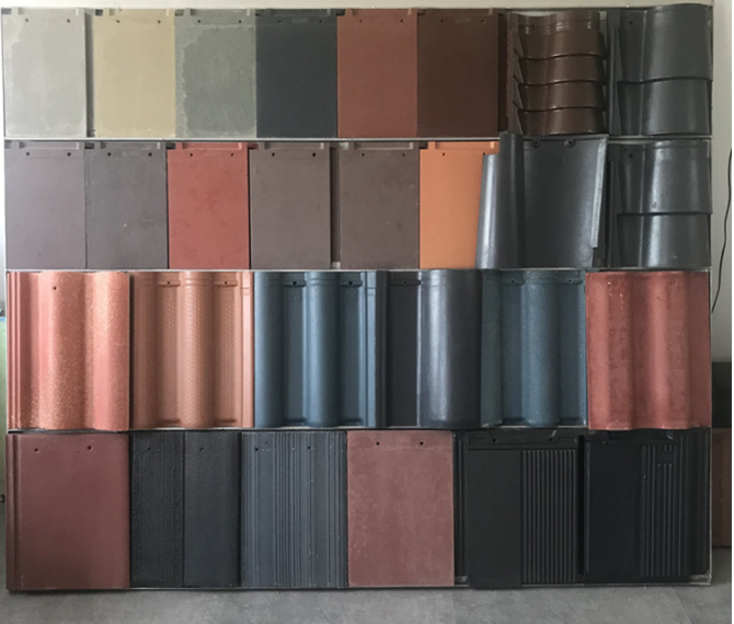 Japanese Flat Cement Roof Tile Clay Roof Tile 2