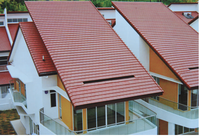 Japanese Flat Cement Roof Tile Clay Roof Tile 3