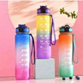 Large capacity color frosted plastic