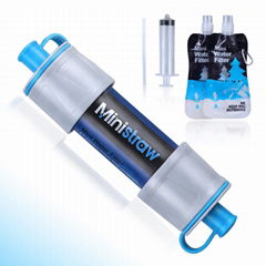 Survival kit, outdoor water purifier for hiking