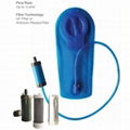 Travel camping folding water filter bag