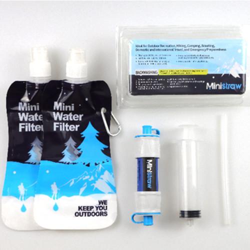 Survival kit, outdoor water purifier for hiking 3