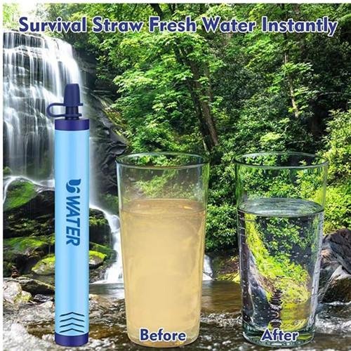 Camping activated carbon survival travel water filter 3