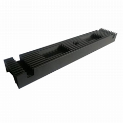 6063 T5 custom made silver/black anodized aluminium alloy heat sink 