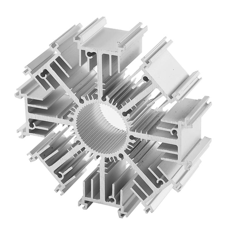 6063 T5 custom made silver/black anodized aluminium alloy heat sink  2