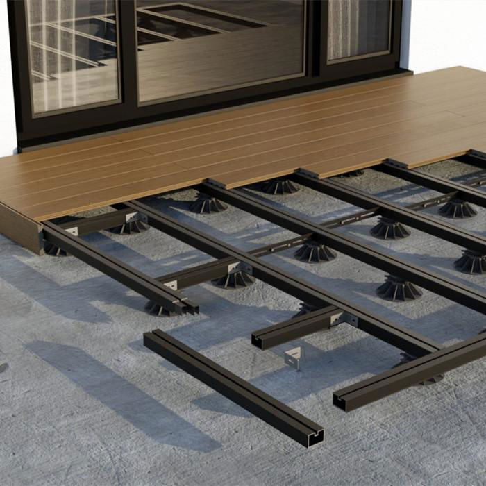 6061 6005 6060 6063 aluminium alloy extrusion profile flooring deck board