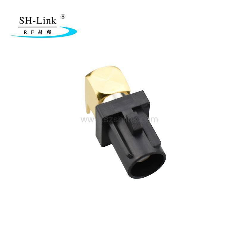 SH-Link FAKRA Automotive Male Right Angle PCB Connector 