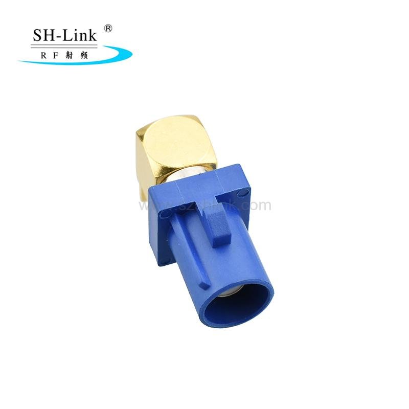 SH-Link FAKRA Automotive Male Right Angle PCB Connector  3