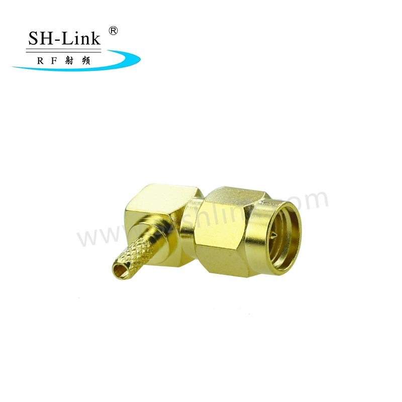 RF Coaxial SMA Male Plug Connector for RG174 RG316 Cable