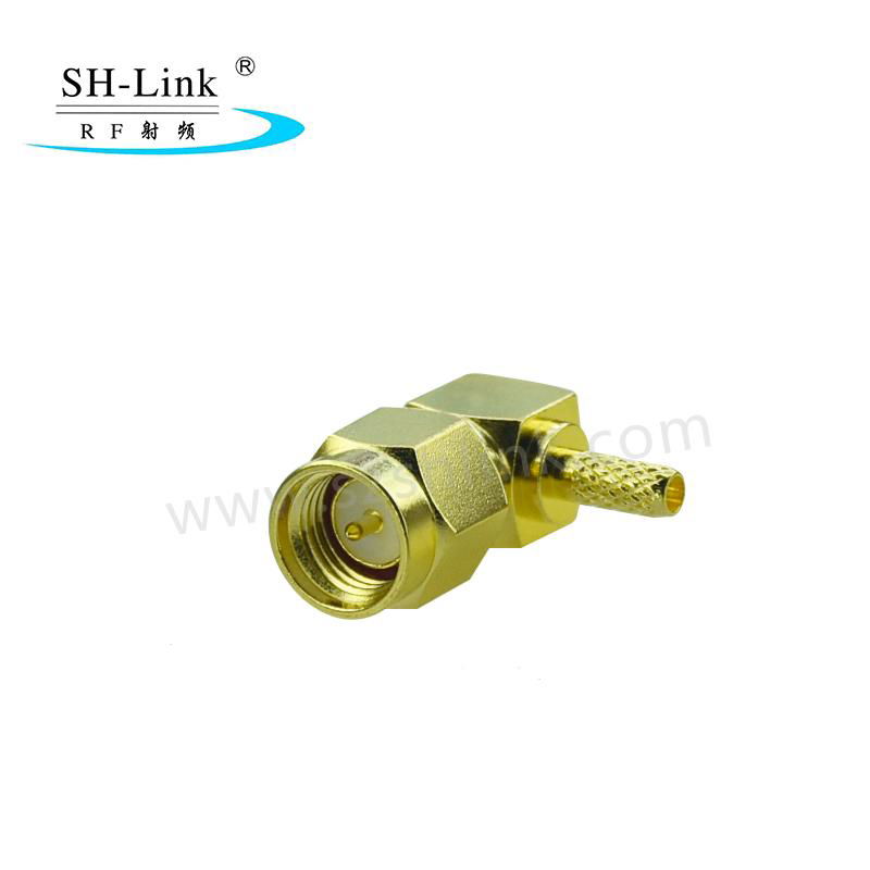 RF Coaxial SMA Male Plug Connector for RG174 RG316 Cable 3