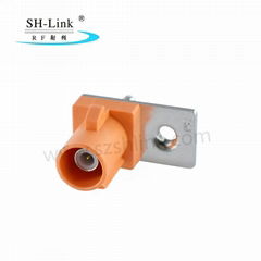 SH-Link 工廠直銷FAKRA 單擋板連接器SMB汽車連接器
