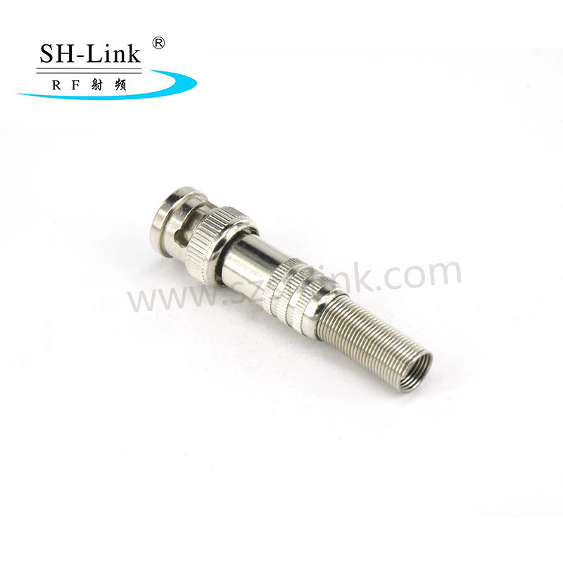 Crimp Compression CCTV SYV-50-3 Male Copper Screw Type BNC Connector for Cable 4