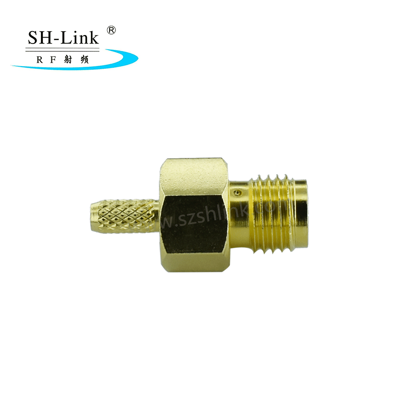 SH-Link SMA母插孔RF连接器适配器直镀金工厂发货 4