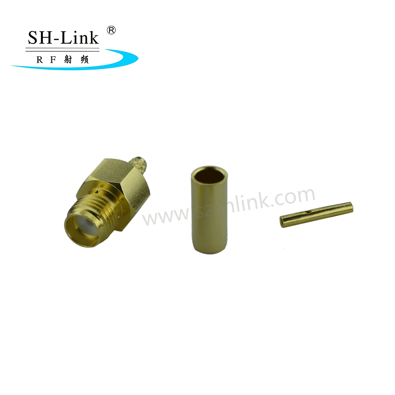 SH-Link SMA母插孔RF连接器适配器直镀金工厂发货 5