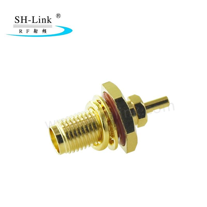 SH-Link SMA母連接器接RG178線鍍金射頻同軸連接器 2