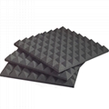 Sound Proofing Acoustic Pyramid Shaped Fire Retardant Acoustic Room Treatment 