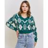 Ladies Sweater Pullovers Crop Top