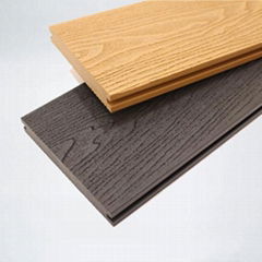 3D Embossed WPC Flooring, Wood Grain Planks