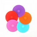  Soft Silicone Coaster Cup Mat Pot Holder