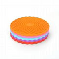  Soft Silicone Coaster Cup Mat Pot Holder 2