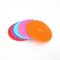  Soft Silicone Coaster Cup Mat Pot Holder 4