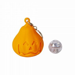 Halloween Pumpkin Head Key Chain