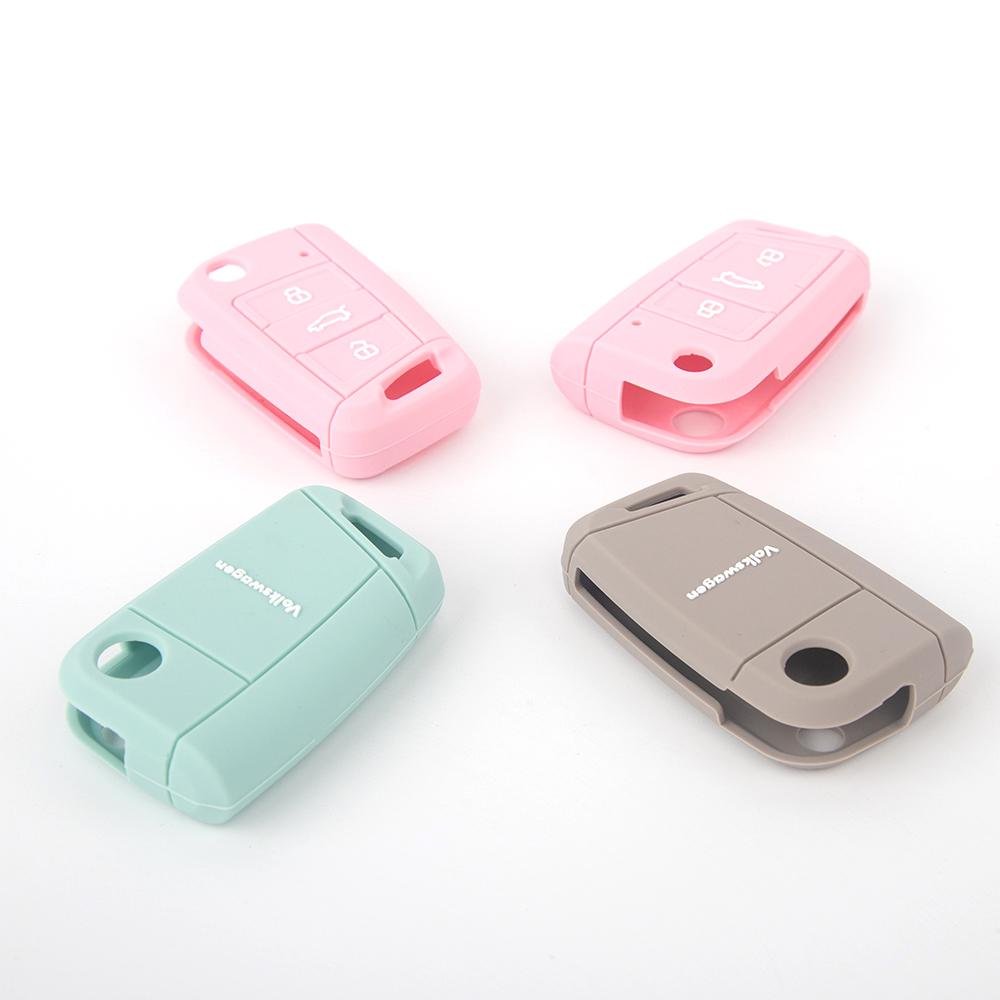 Silicone Rubber Key Case Car Key Covers 3
