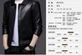 Autumn Haining leather leather men's sheepskin leather jacket Korean version of  1