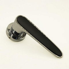 New Modern Italian Design Glossy Door Handle with Round Rose