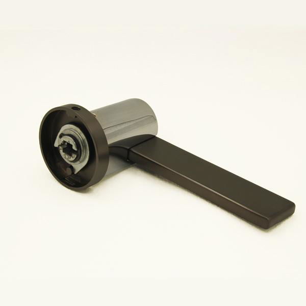 Modern Italian Design Heavy Duty Door Handle with Black Plated Color 4