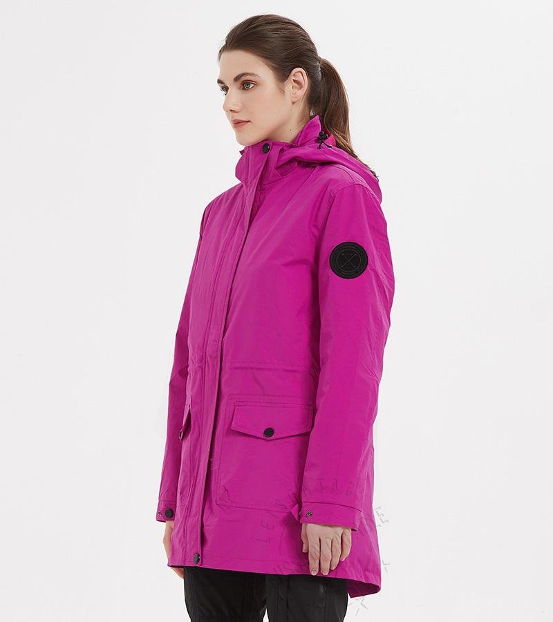Custom Outdoor Nylon Waterproof Breathable Jacket for Mountaineering 4