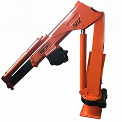 1 Ton Small Hydraulic Electric Marine Crane for Boat Fishing