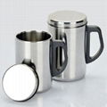 Double Wall Stainless Steel Vacuum Insulation Travel Mug Water Coffee Cup 1