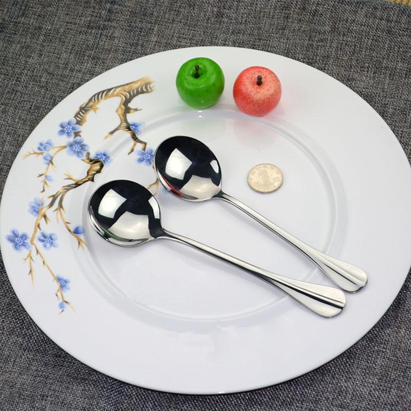 Soup Spoons Round Stainless Steel Bouillon Spoons YiFan (China