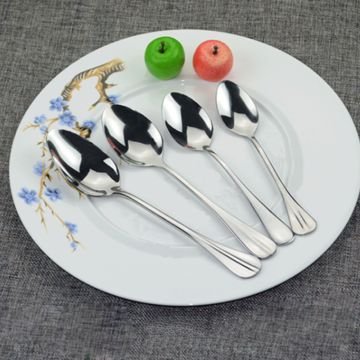 Soup Spoons Round Stainless Steel Bouillon Spoons 2